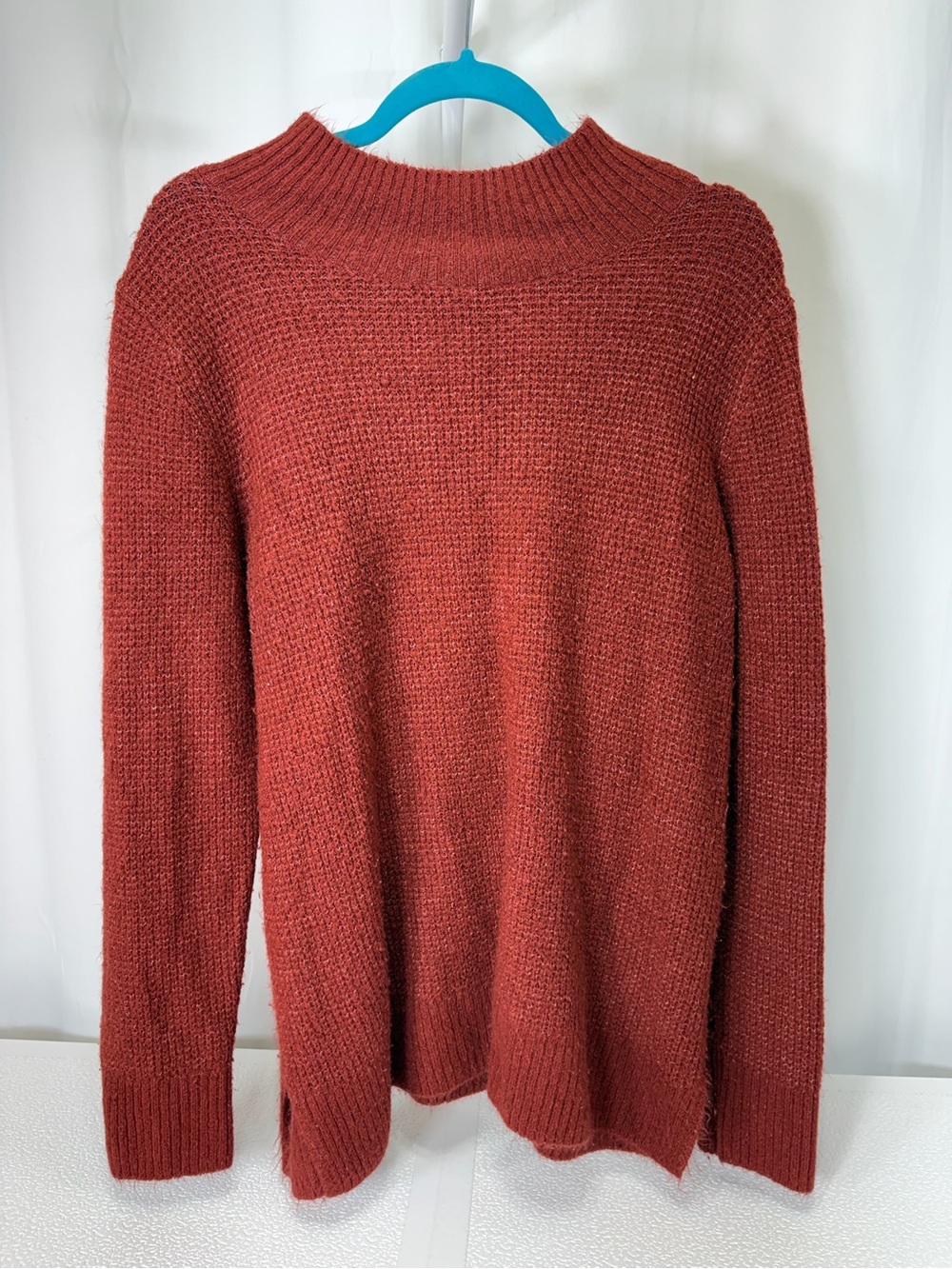Old Navy Women's Burnt Orange Crewneck Sweater 4254
